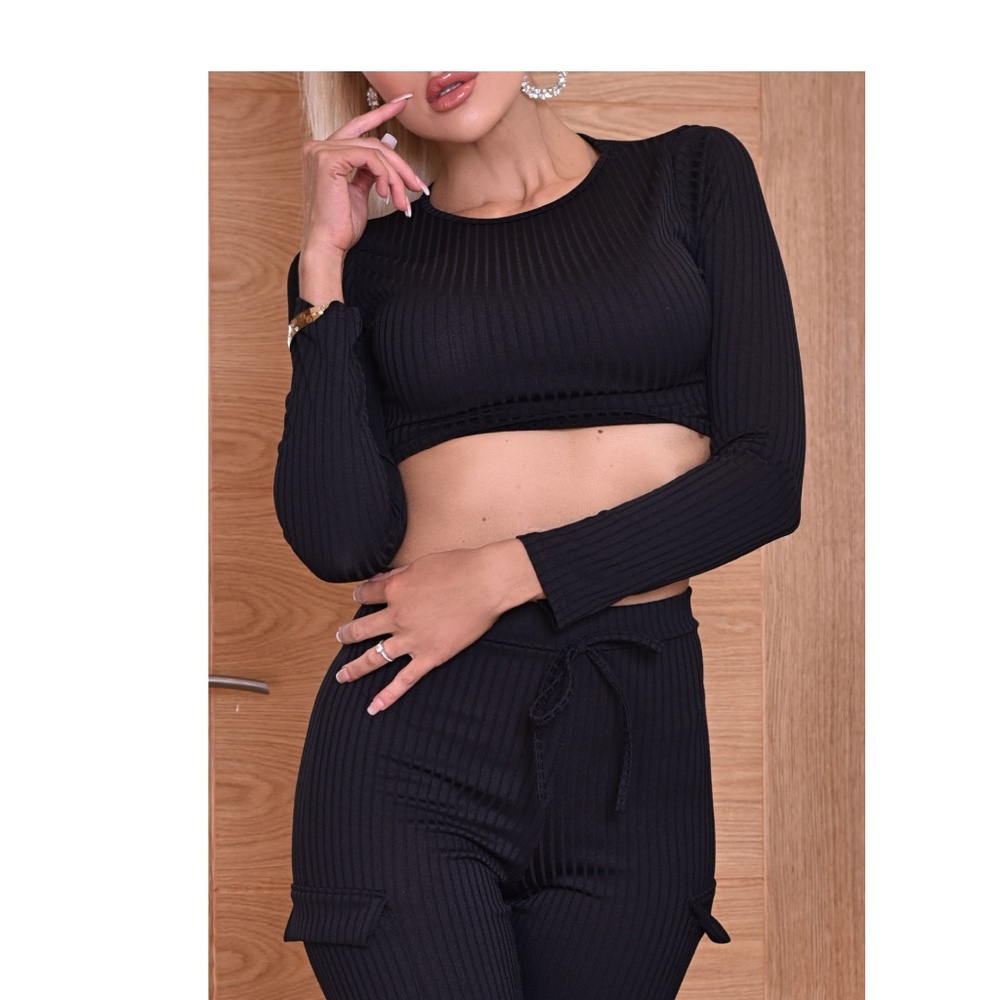 Draya Ribbed Two Piece Set - Picture 2 of 4